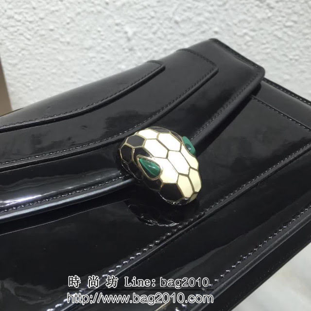 BVLGARI寶格麗 漆皮系列 時尚百搭 單層單鏈 單肩斜挎包 39174 FYD1377